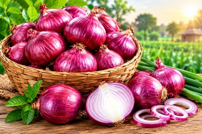 प्याज के फायदे और औषधीय गुण: लाल और सफेद प्याज